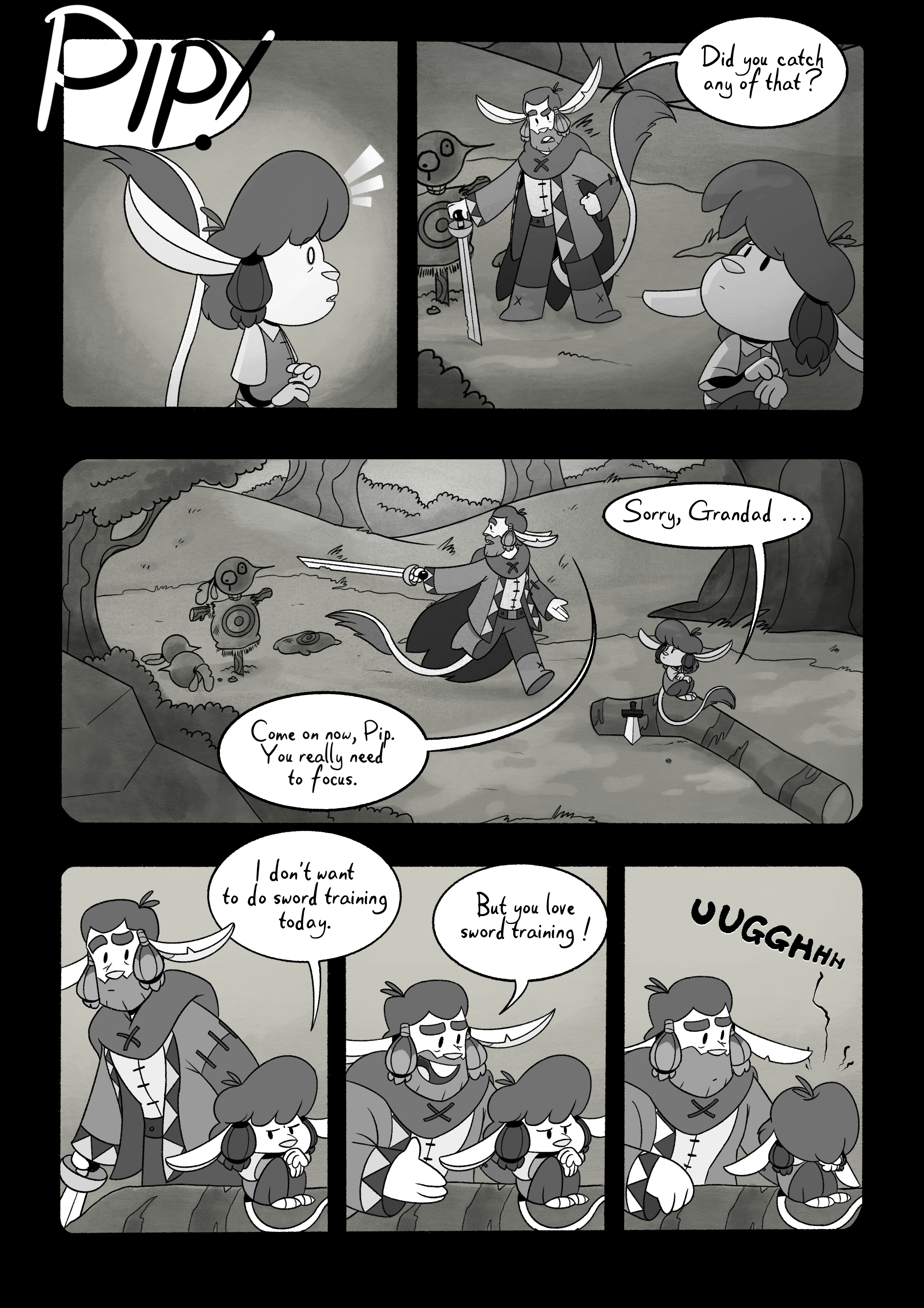 Sample comic page